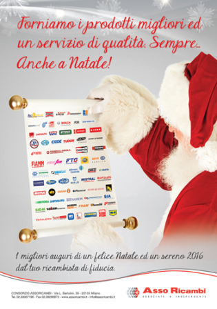 Buon Natale da Asso Ricambi e Asso Service!